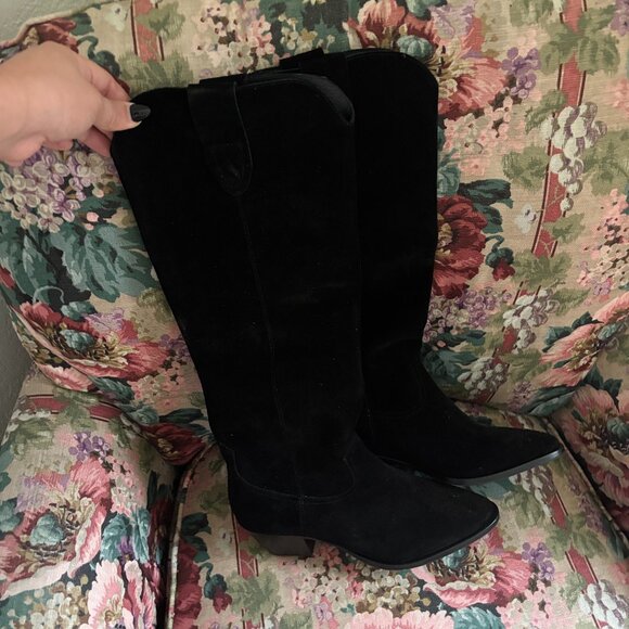 Charlotte Stone Agatha Knee High Boot in Black Size 9 - Picture 2 of 8